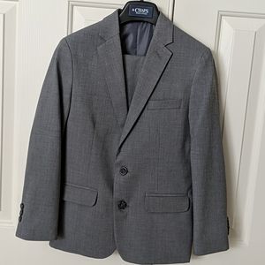 Boys Chaps suit 10 medium gray